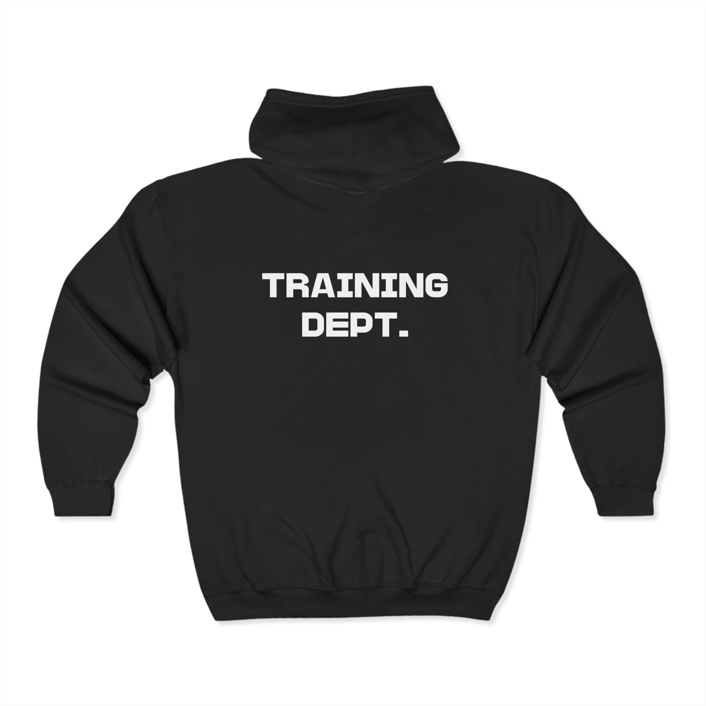 Unisex Full Zip Hoodie - Training Dept. - Comfortable Fitness Wear