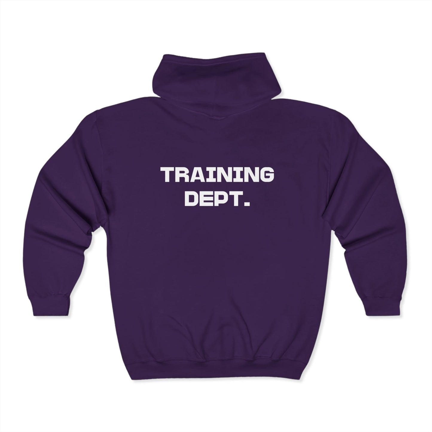 Unisex Full Zip Hoodie - Training Dept. - Comfortable Fitness Wear