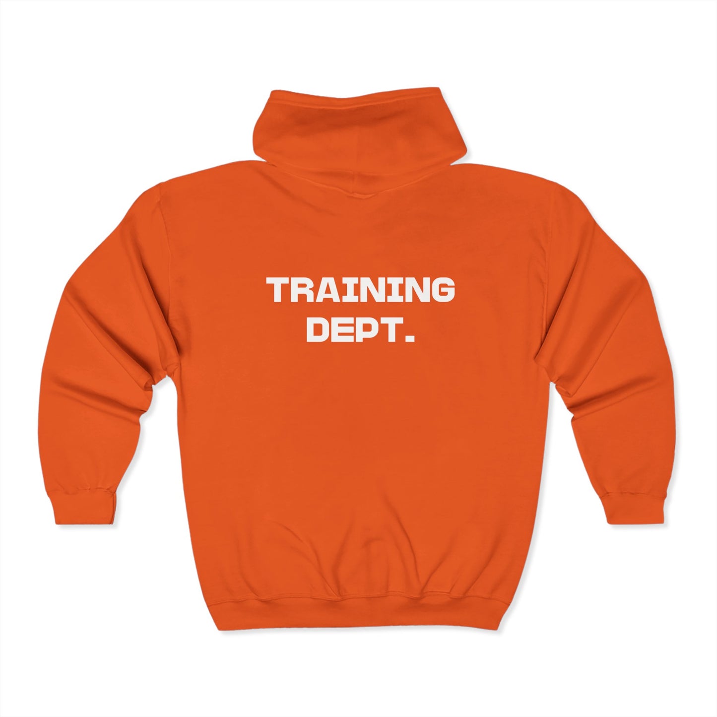 Unisex Full Zip Hoodie - Training Dept. - Comfortable Fitness Wear