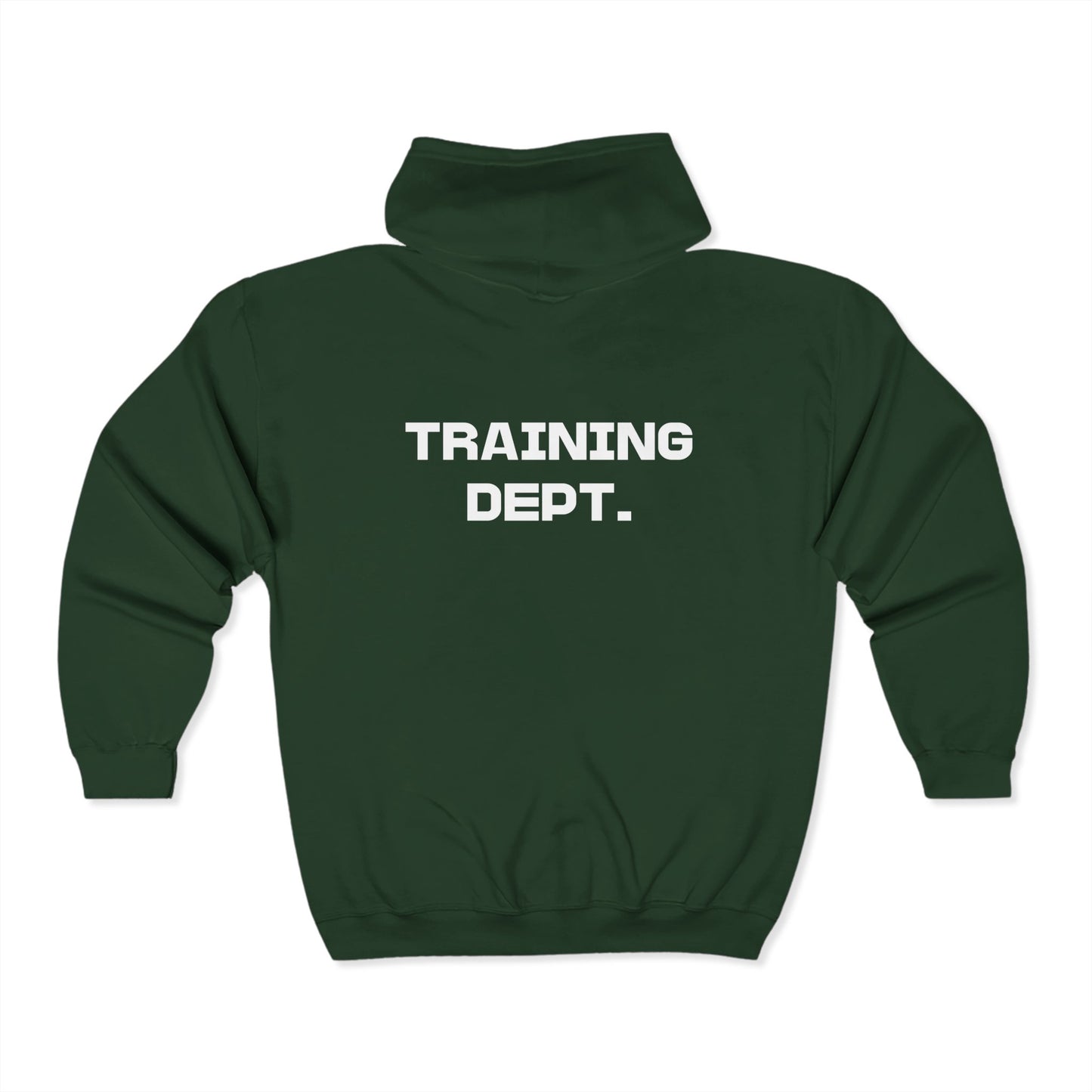 Unisex Full Zip Hoodie - Training Dept. - Comfortable Fitness Wear