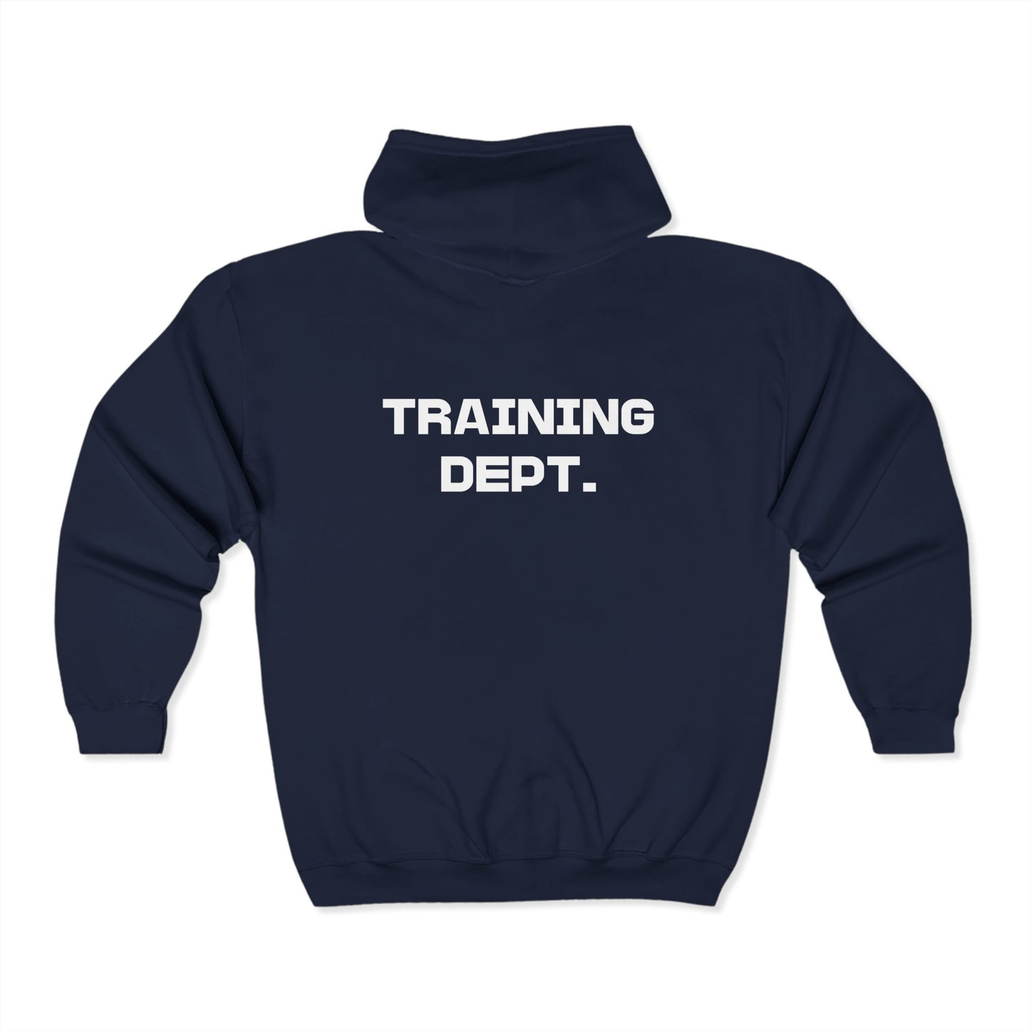 Unisex Full Zip Hoodie - Training Dept. - Comfortable Fitness Wear